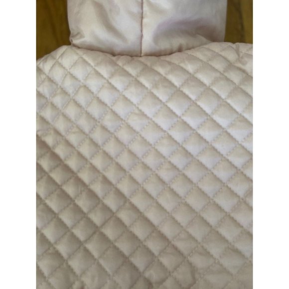 Little Lass Light Pink Puffer Vest Girls 2T Faux Fur Trimmed Hoodie Full Zip EUC - Picture 14 of 16